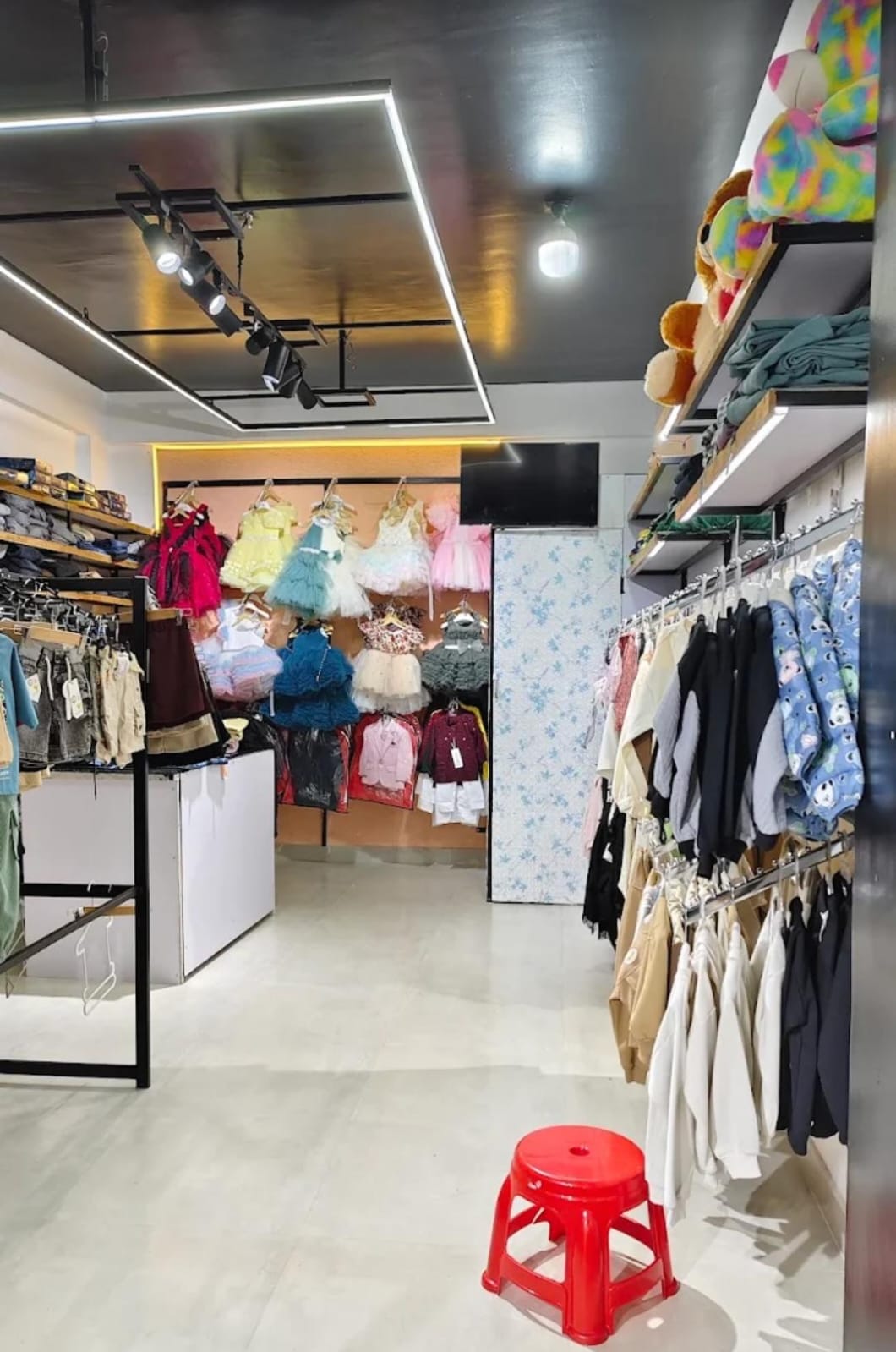 Modern baby store display